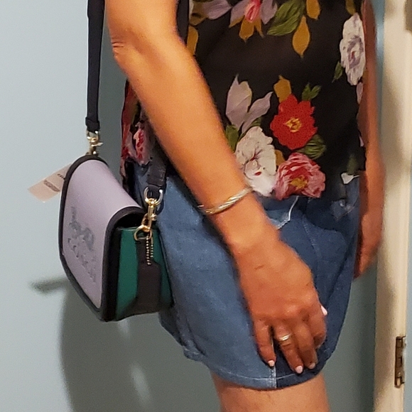 Runs big🔵 Coach 1941 Denim Patchwork Skirt - Picture 12 of 12